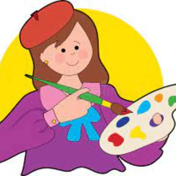 💜Vintage Purple Velvet Painters Smock Costume - Picture 6 of 6